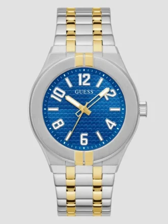 Tweekleurig analoog horloge