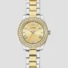 Tweekleurig analoog horloge
