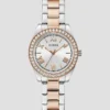 Tweekleurig analoog horloge Tweekleurig analoog horloge