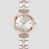 Tweekleurig analoog horloge
