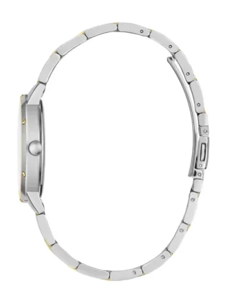 Tweekleurig analoog horloge