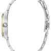 Tweekleurig analoog horloge