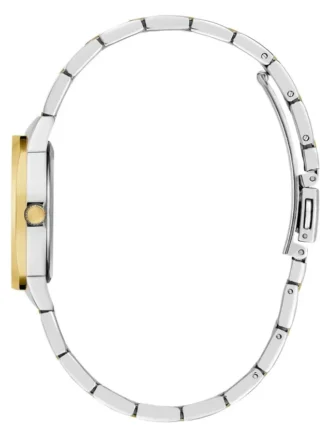Tweekleurig analoog horloge