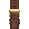 Tweekleurig analoog leren horloge Tweekleurig analoog leren horloge