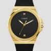 Tweekleurig analoog siliconenhorloge