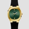Tweekleurig analoog siliconenhorloge