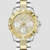 Tweekleurig chronograafhorloge