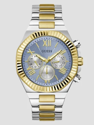 Tweekleurig en blauw multifunctioneel horloge