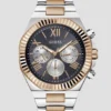 Tweekleurig en marineblauw multifunctioneel horloge Tweekleurig en marineblauw multifunctioneel horloge