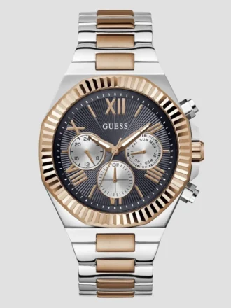 Tweekleurig en marineblauw multifunctioneel horloge