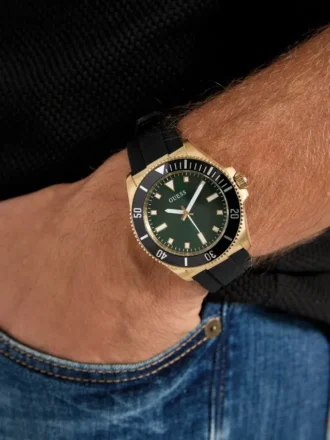 Tweekleurig siliconenhorloge