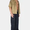 Uitgewassen denim utility broek Uitgewassen denim utility broek