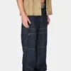 Uitgewassen denim utility broek Uitgewassen denim utility broek