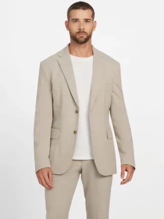 Utility-blazer van wolmix