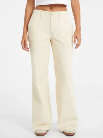 Utility-broek met wijde pijpen