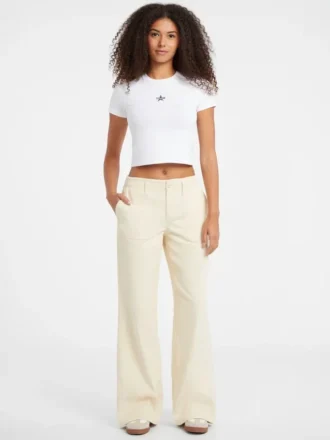 Utility-broek met wijde pijpen
