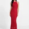 Vaeda kanten maxi-jurk