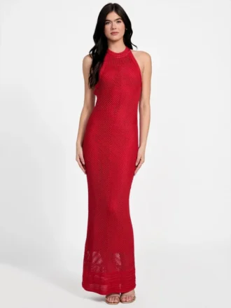 Vaeda kanten maxi-jurk