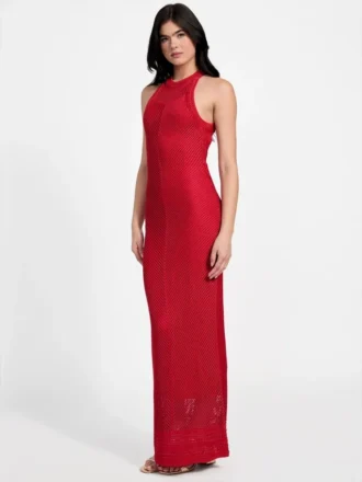 Vaeda kanten maxi-jurk