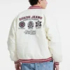 Varsity-jas met geborduurde patch Varsity-jas met geborduurde patch