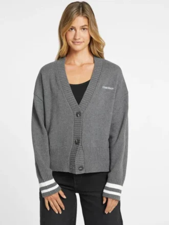 Varsity-vest met geborduurd logo