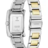 Veerkleurig en zwart vierkant analoog horloge Veerkleurig en zwart vierkant analoog horloge