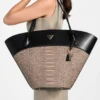 Venere extra grote geweven shopper