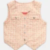 Venus denim gilet met logo (7-14)