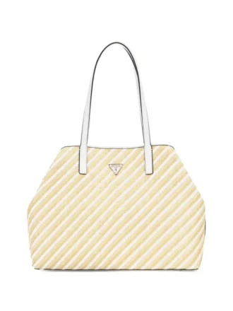 Vikky geweven stro-shopperset