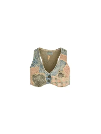 Vintage denim patchwork top Vintage denim patchwork top