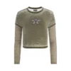 Vintage gelaagd kanten T-shirt