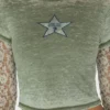 Vintage gelaagd kanten T-shirt