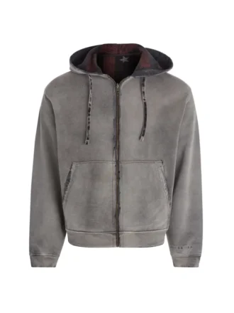 Vintage gewassen omkeerbaar sweatshirt