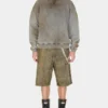 Vintage gewassen sweatshirt met ronde hals