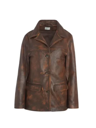 Vintage leren jas