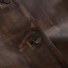 Vintage leren jas