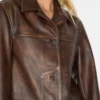 Vintage leren jas