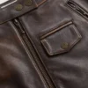 Vintage leren rok