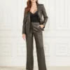 Vixen blazer van imitatieleer
