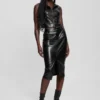 Vixen top van imitatieleer