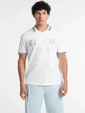 Voetbalpolo met ronde hals
