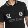 Voetbalpolo met ronde hals