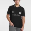 Voetbalpolo met ronde hals