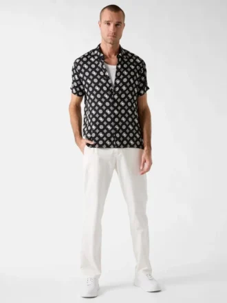 Wayco-overhemd met Peony-logo