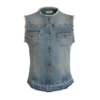 Western denim gilet
