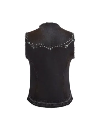 Western denim gilet