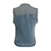 Western denim gilet