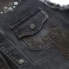 Western denim gilet