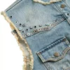 Western denim gilet