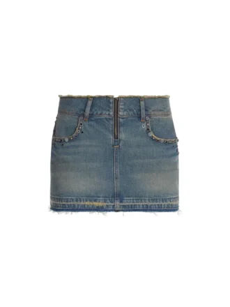 Western denim rok
